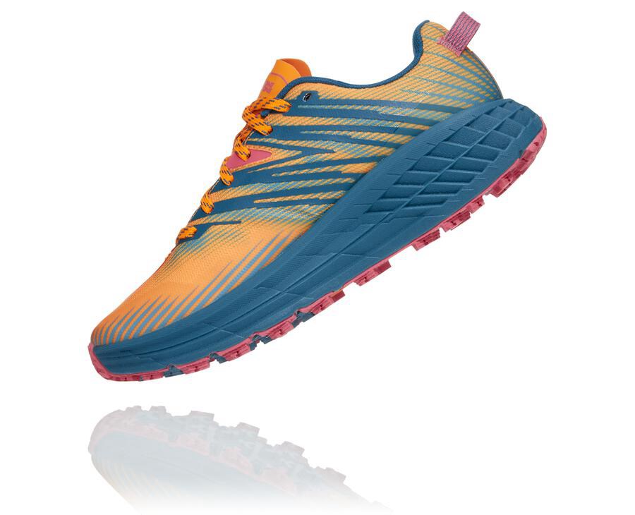 Hoka One One Trailsko Dame - Speedgoat 4 - Blå - 018973KCX